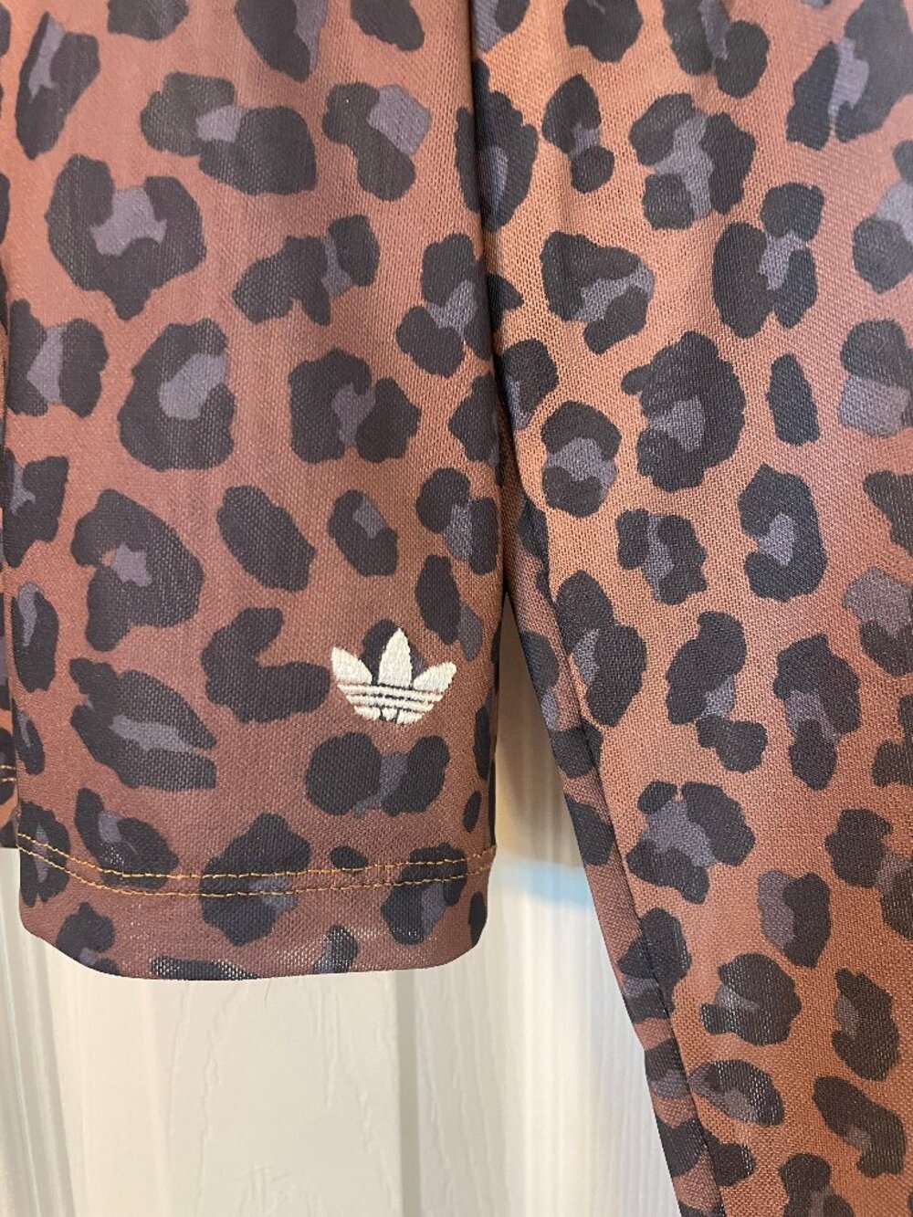 adidas | Leopard Long Sleeve Tee - Picture 5 of 8